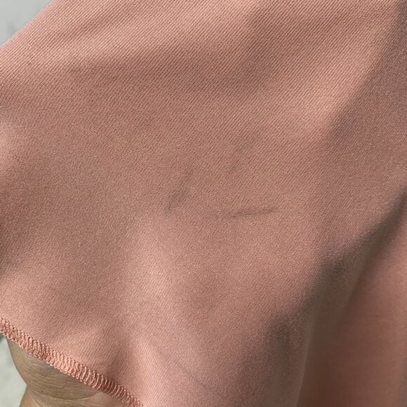 New We Are Women's Nude Long Sleeve Maxi Open Bag Front Slit Dress Size Small - Picture 7 of 16